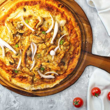 鸡肉蘑菇披萨 / Chicken Mushroom Pizza 鸡肉蘑菇披萨 / Chicken Mushroom Pizza