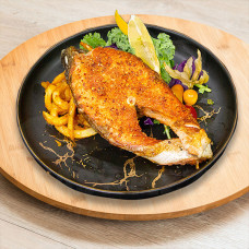 孜然三文鱼扒 / BBQ Salmon Steak 280gm/pkt 孜然三文鱼扒 / BBQ Salmon Steak 280gm/pkt